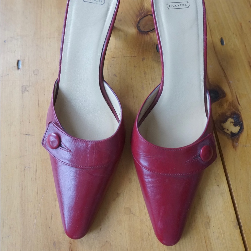 Vintage mule kitten heels